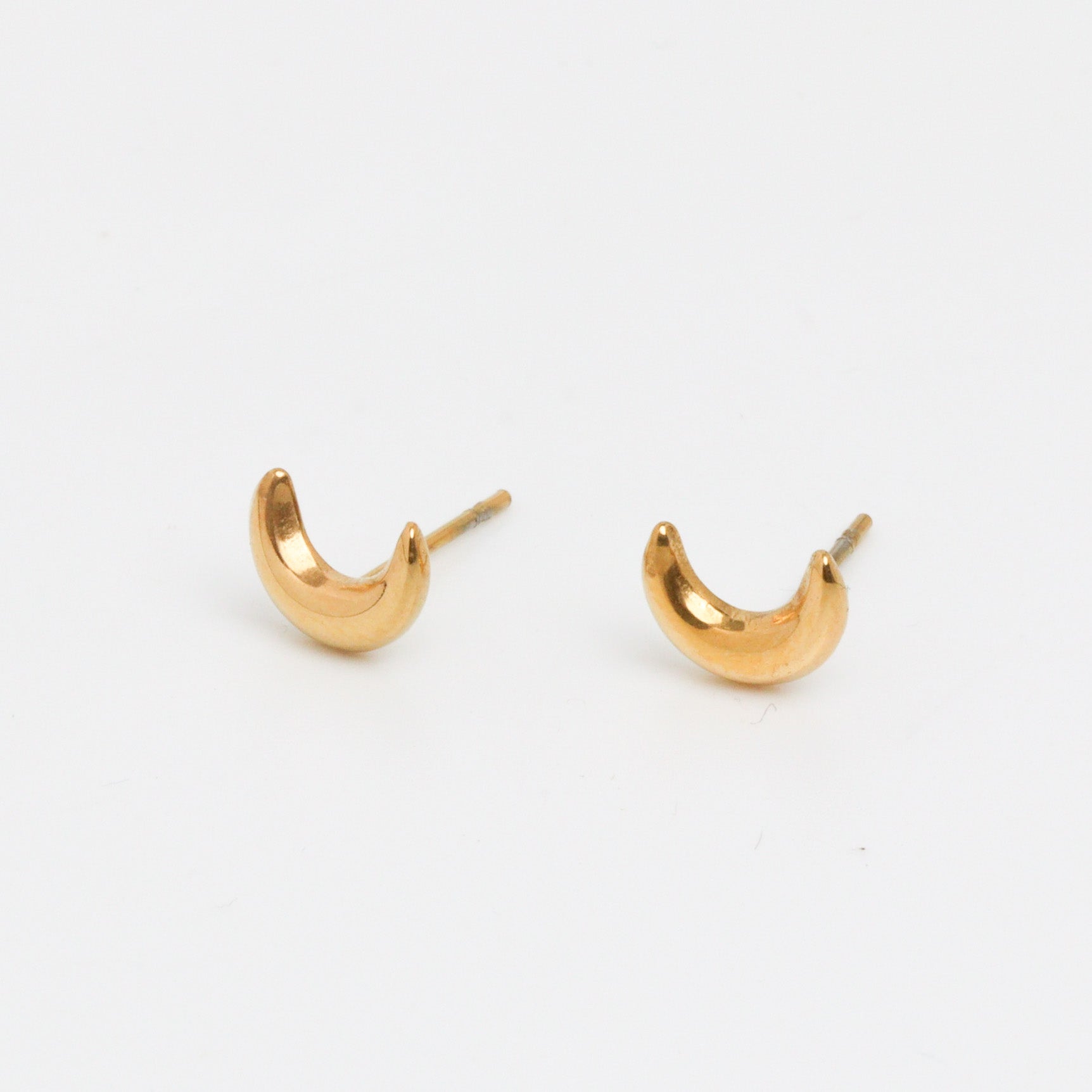 Luna Reflection Stud Earrings