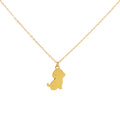Hi Puppy Gold Necklace