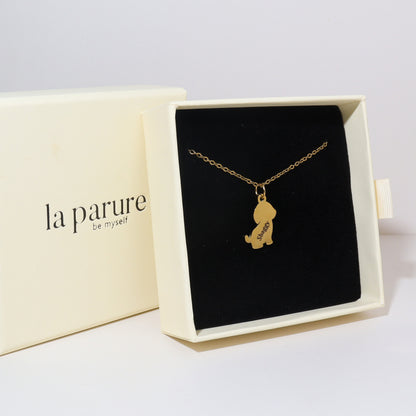 Hi Puppy Gold Necklace