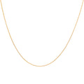Gold Thin Herringbone Chain Necklace