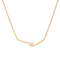 Gulf of Pearl Gold Necklace