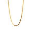 Snake Herringbone Chain Necklace
