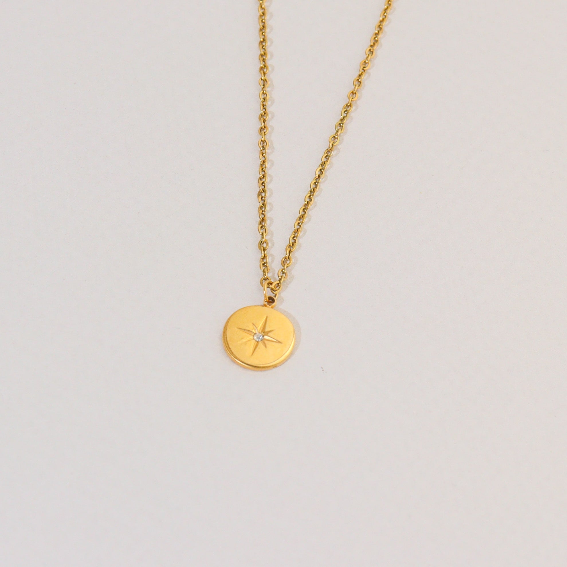 Stellar Starburst Gold Necklace