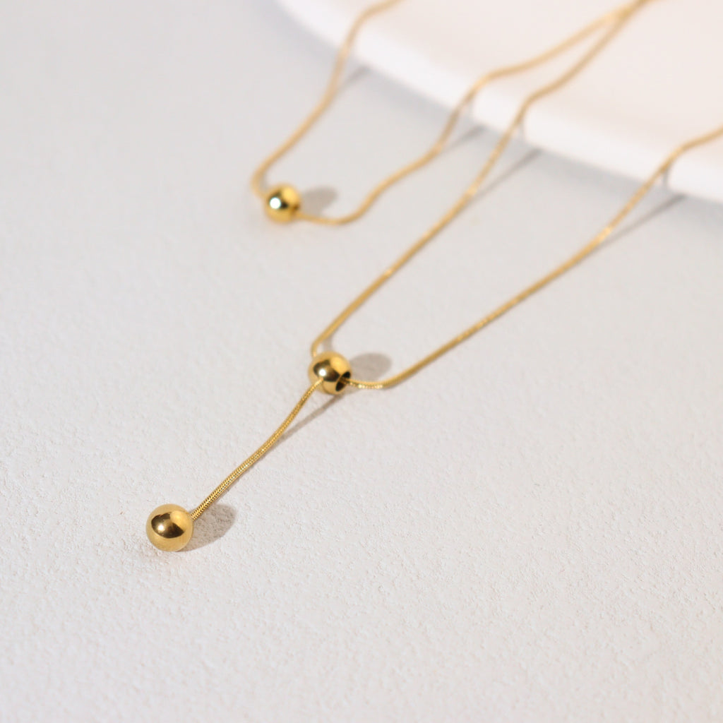Eyes On Me Gold Layer Necklace