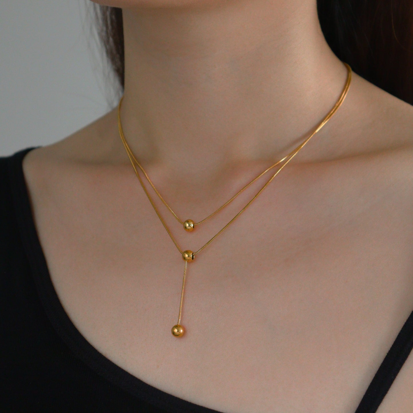 Eyes On Me Gold Layer Necklace
