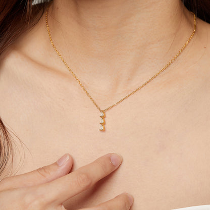 Asteria Stars Gold Necklace