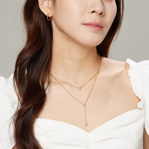 Aphrodite Envy Layered Gold Necklace