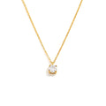 Solitaire Cubic Necklace