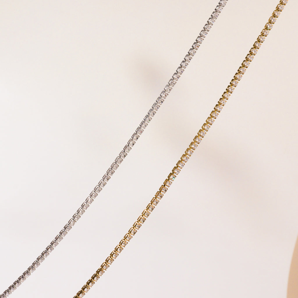 Tennis Silver Necklace