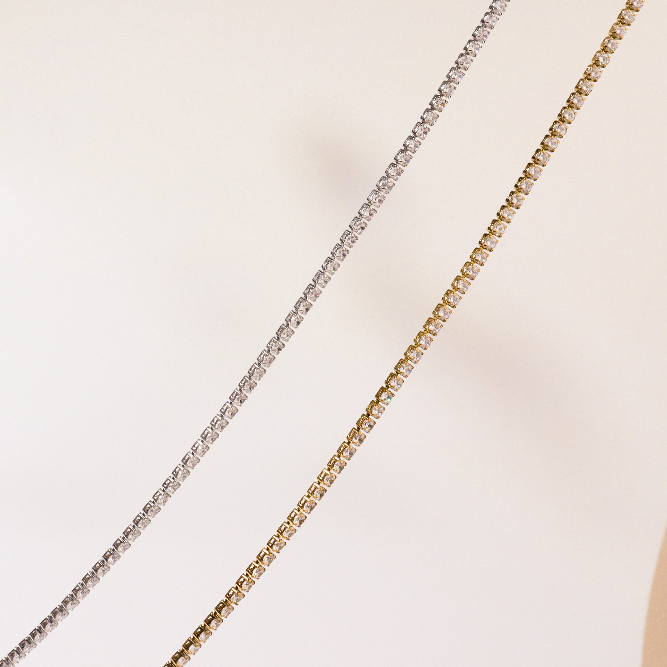 Tennis Gold Necklace