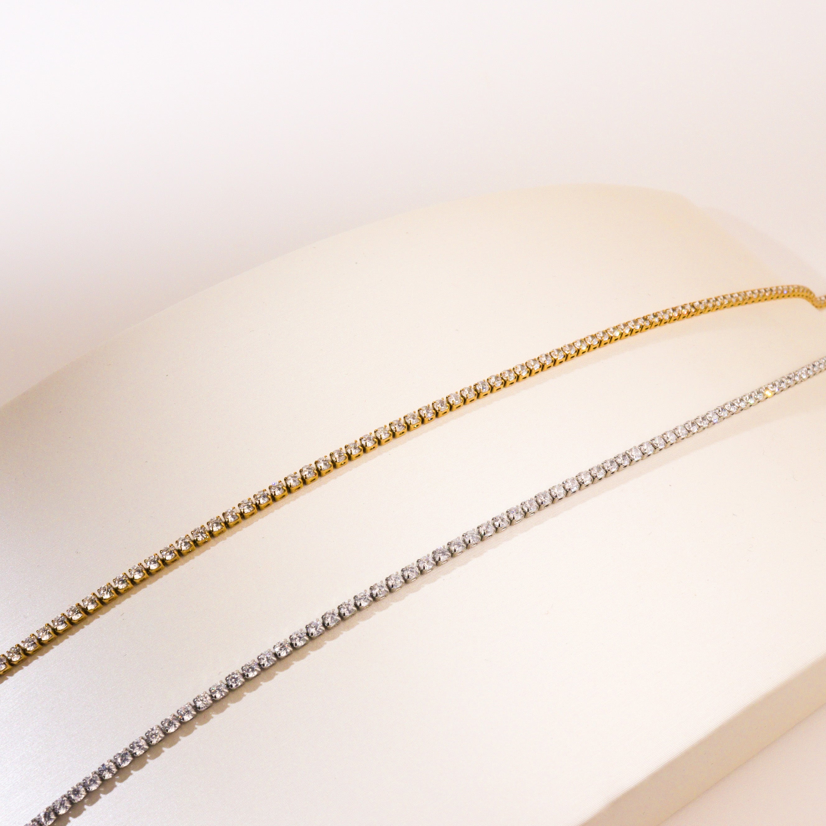 Tennis Silver Necklace