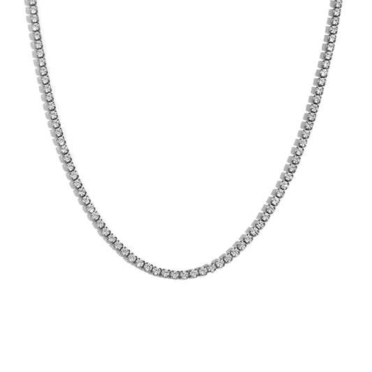 Tennis Silver Necklace