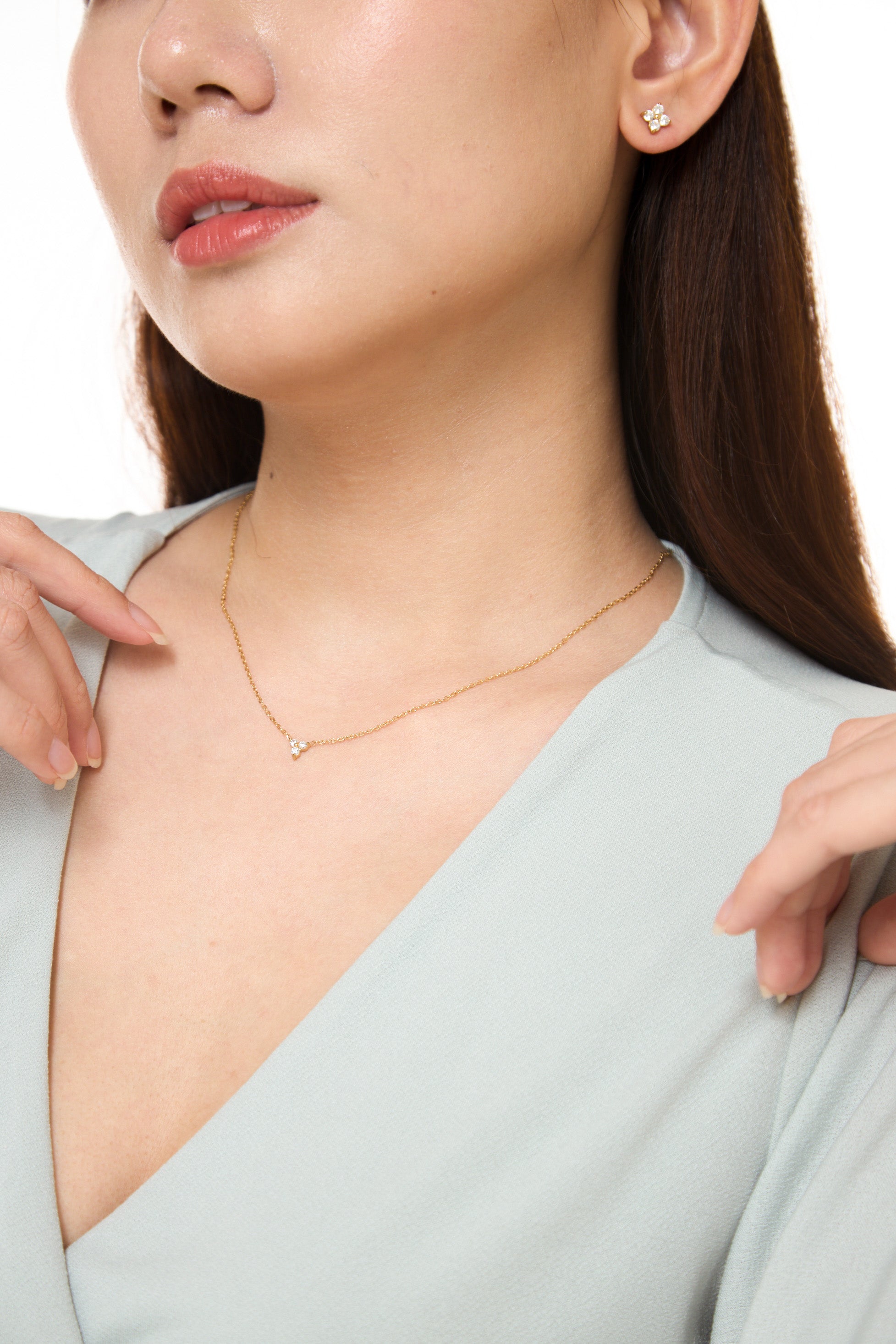 Silver Clove Necklace