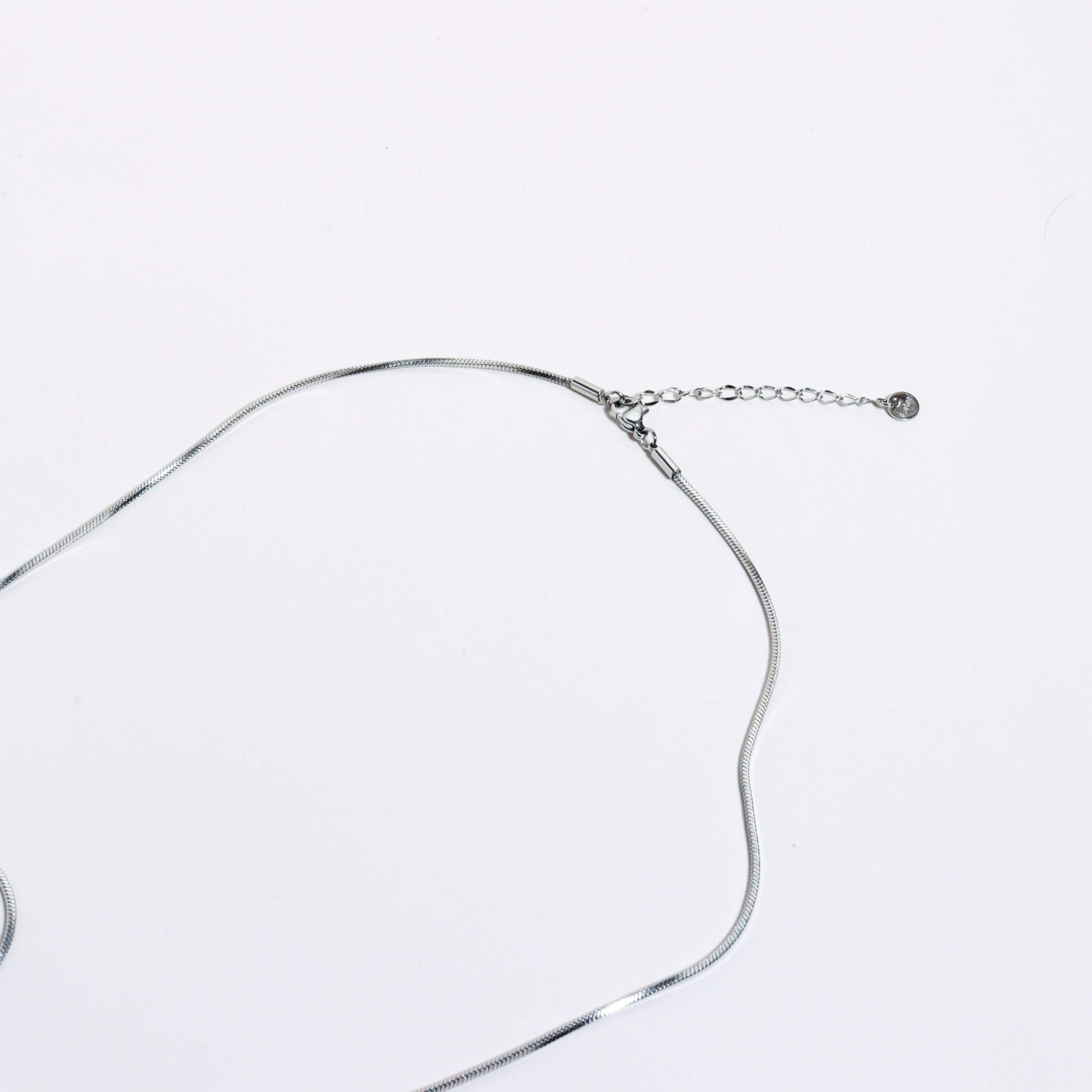 Pearl Fishing Long Silver Necklace