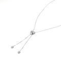 Love Wrangler Silver Long Necklace
