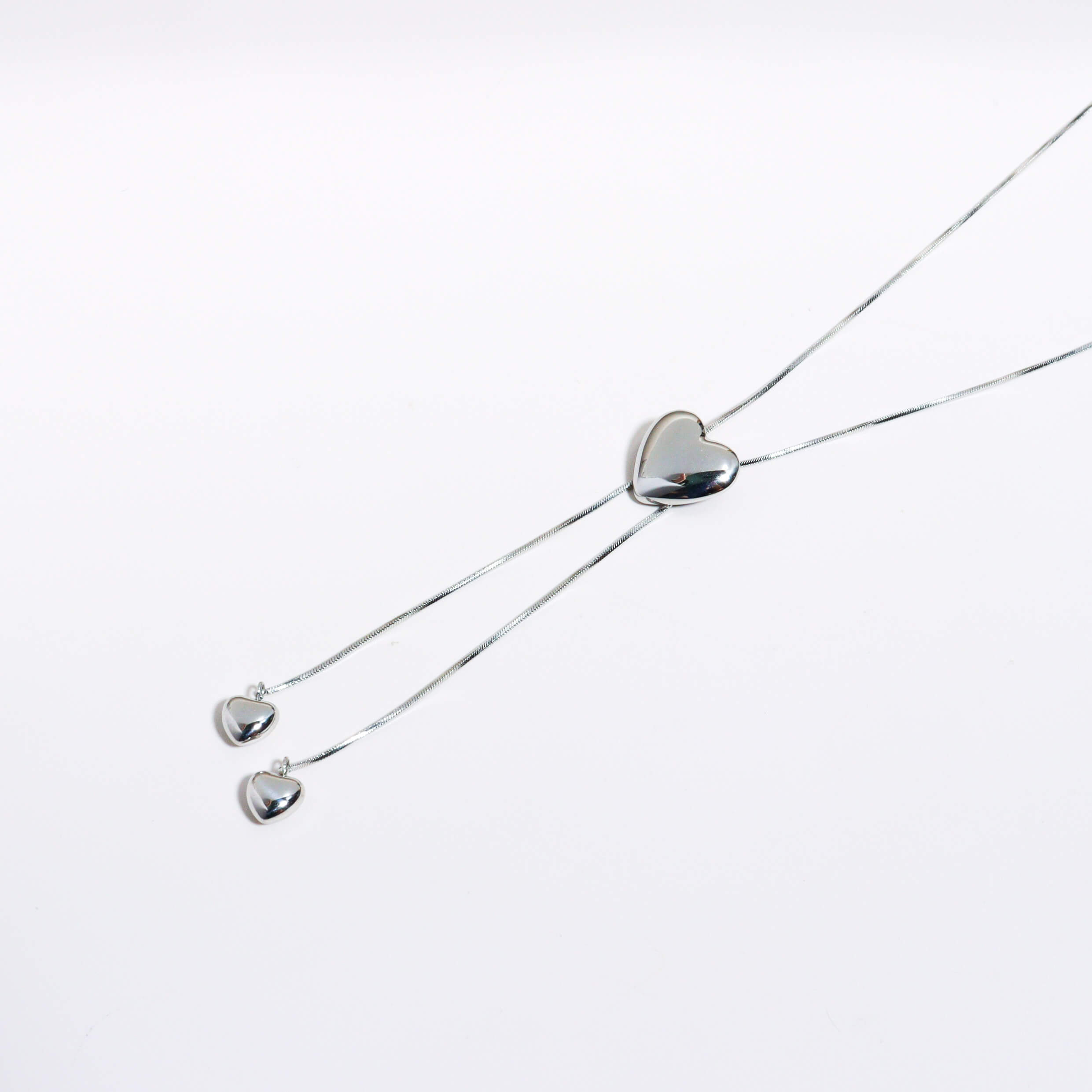 Love Wrangler Silver Long Necklace