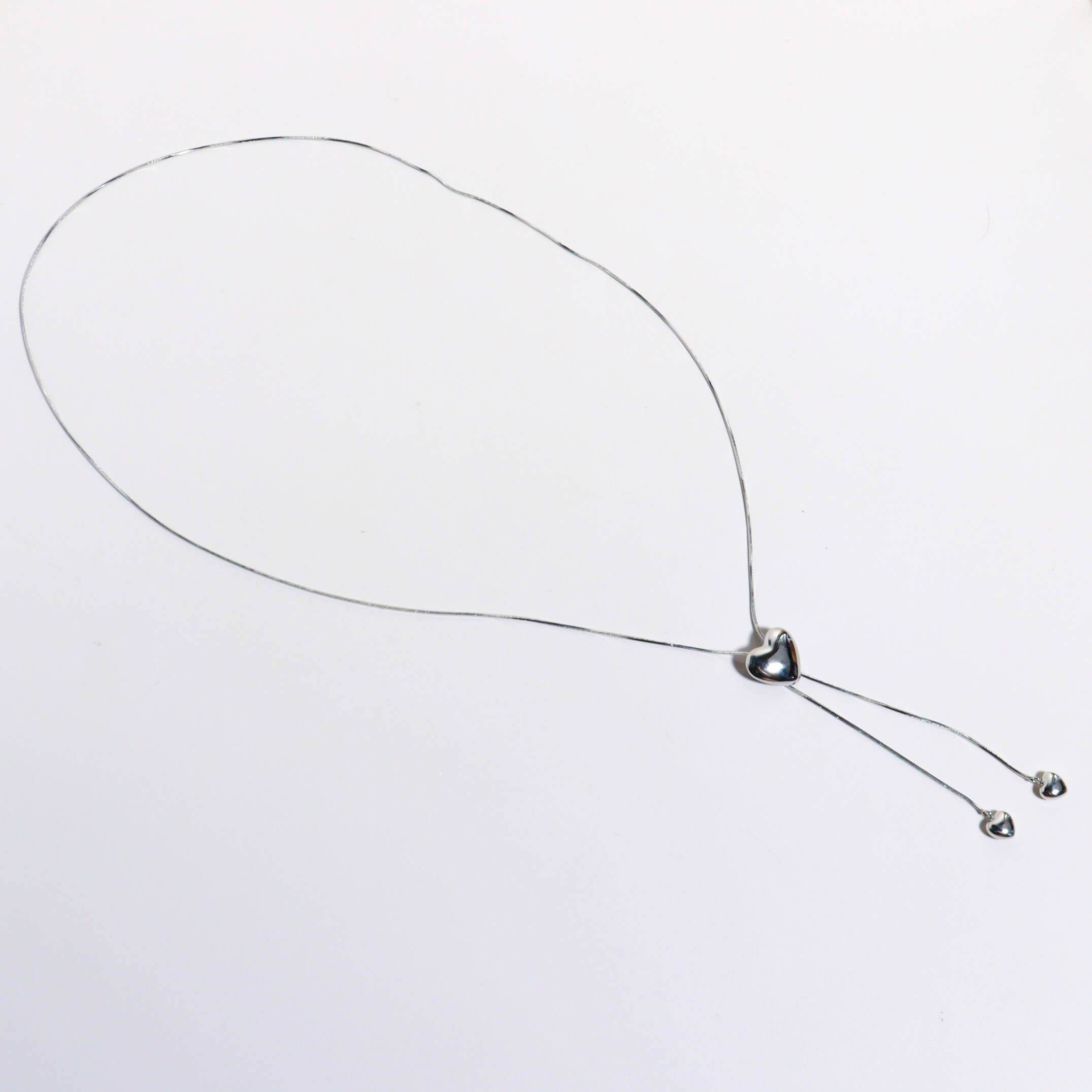 Love Wrangler Silver Long Necklace