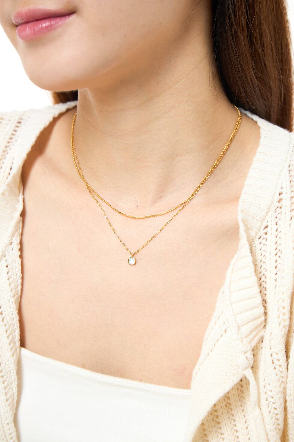 Moon For You Layered Necklace