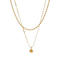 Golden Globe Layered Necklace