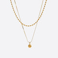 Golden Globe Layered Necklace
