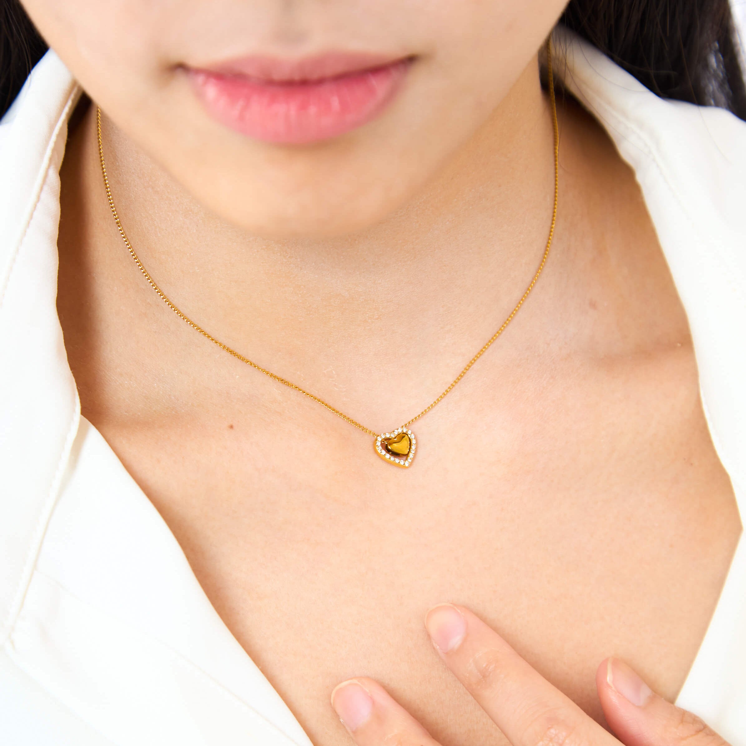 Mon Amour Gold Necklace