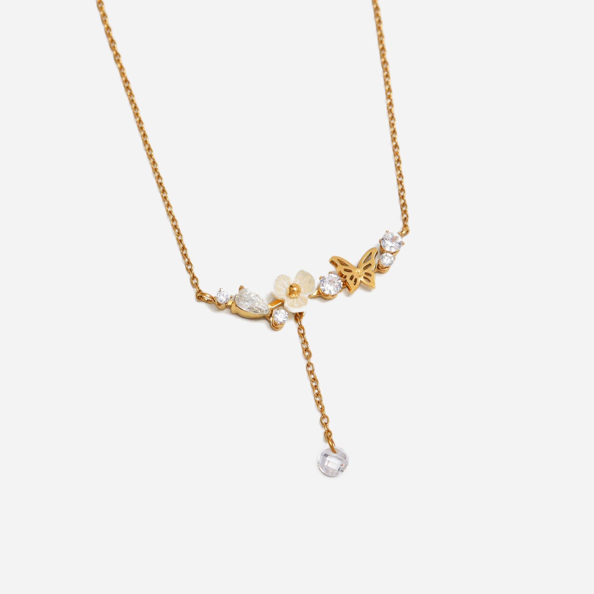 Bloomer Creek Gold Necklace