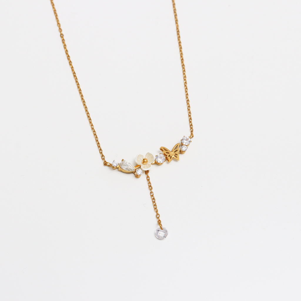 Bloomer Creek Gold Necklace