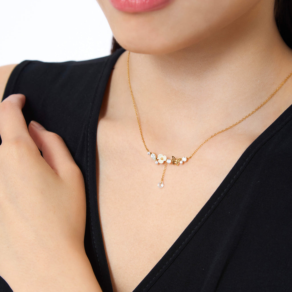 Bloomer Creek Gold Necklace