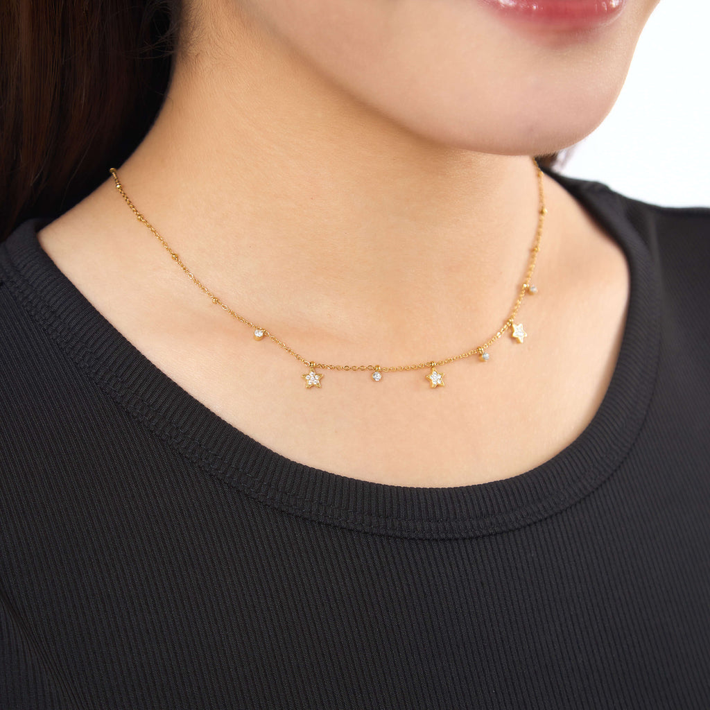 Sea of Stars Gold Necklace