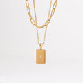 Layered Meteor Gold Chain Necklace