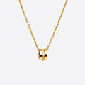 Semi Fluid Gold Necklace
