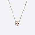 Semi Fluid Silver Necklace