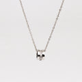 Semi Fluid Silver Necklace