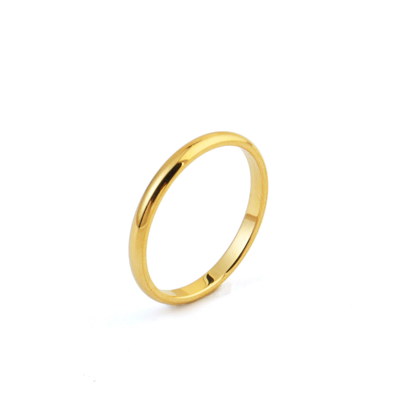 Classic Plain Gold Ring