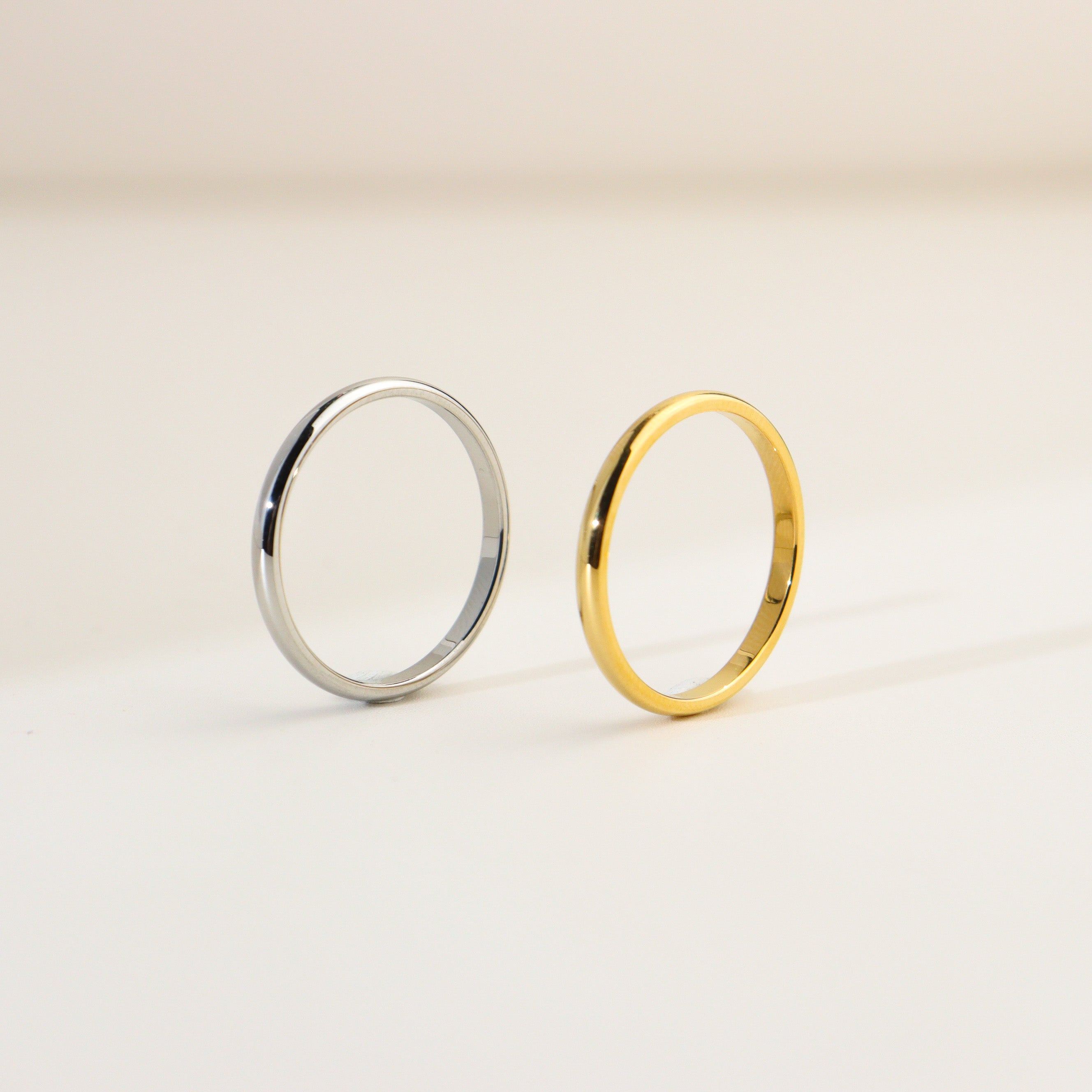 Classic Plain Silver Ring