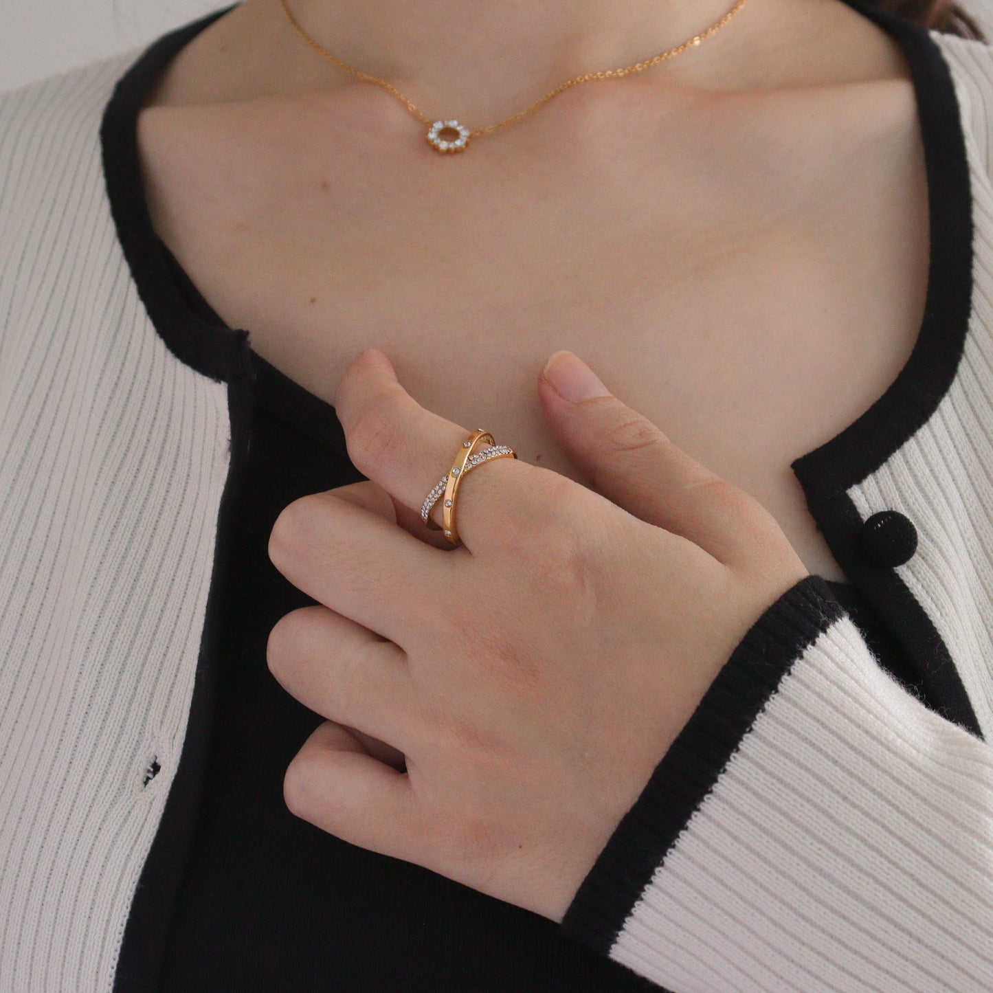 Cross My Heart Ring