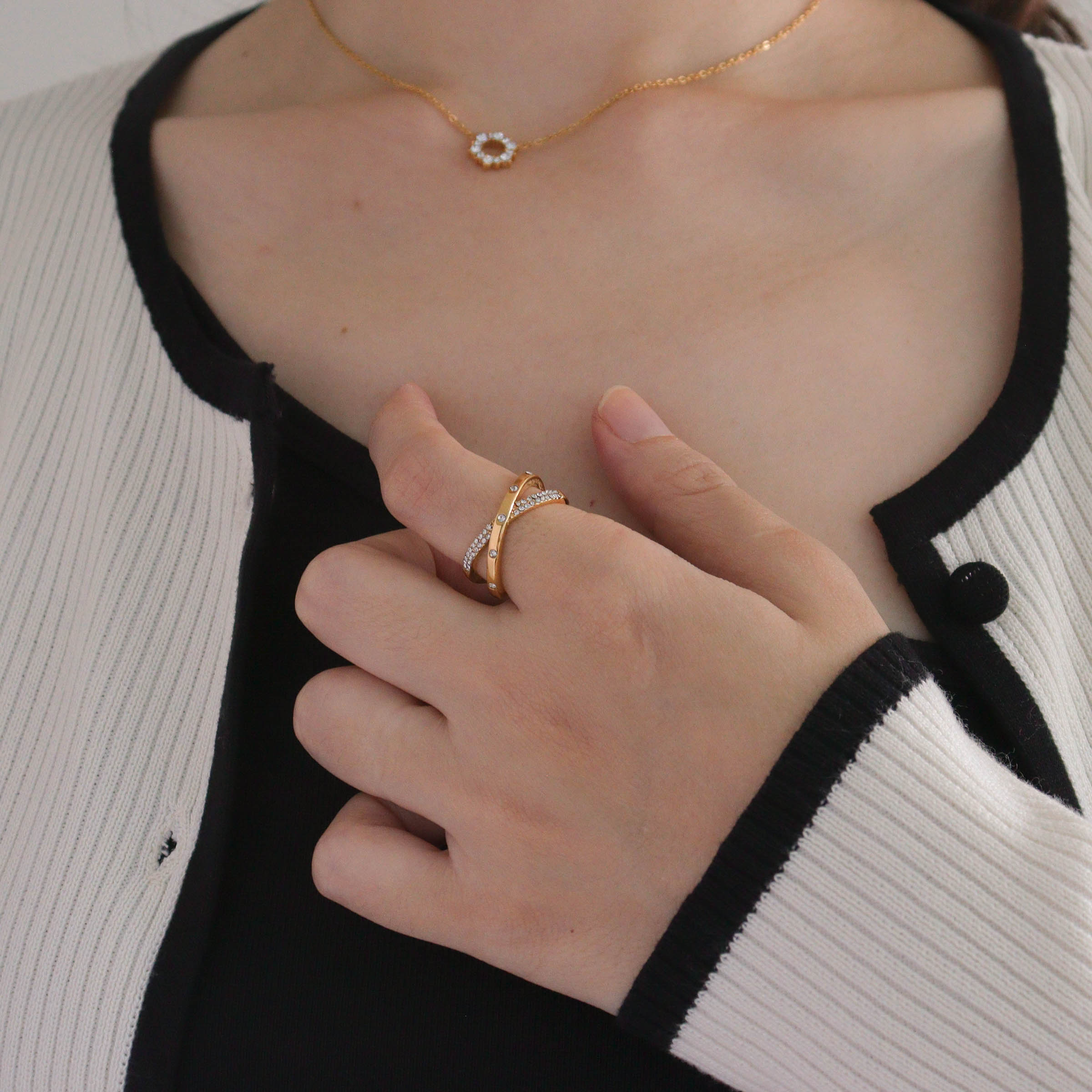 Cross My Heart Ring
