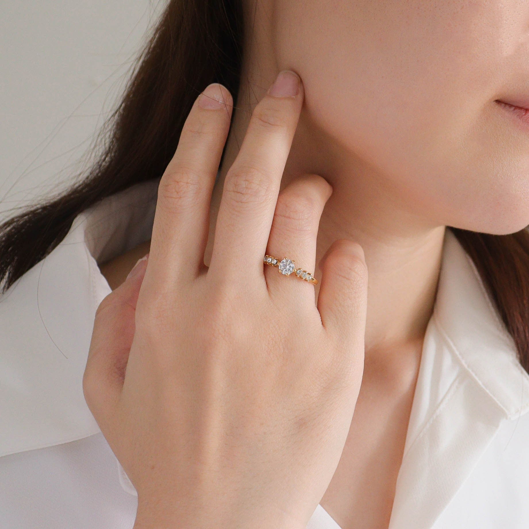 Cluster Pave Ring