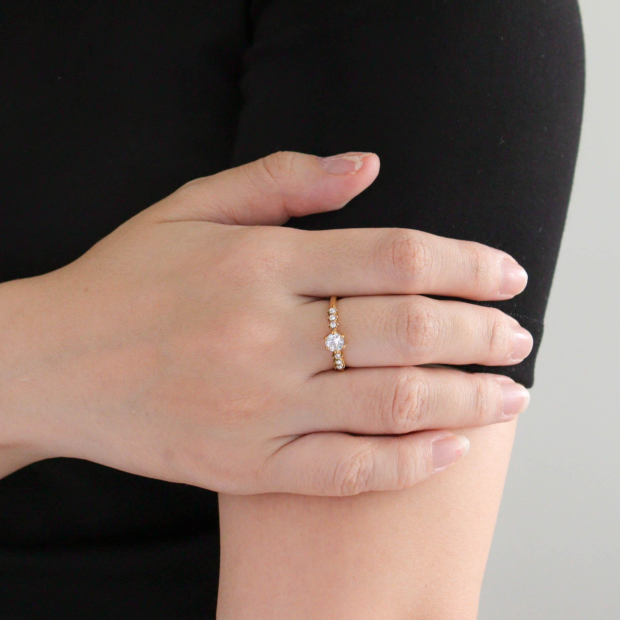Cluster Pave Ring