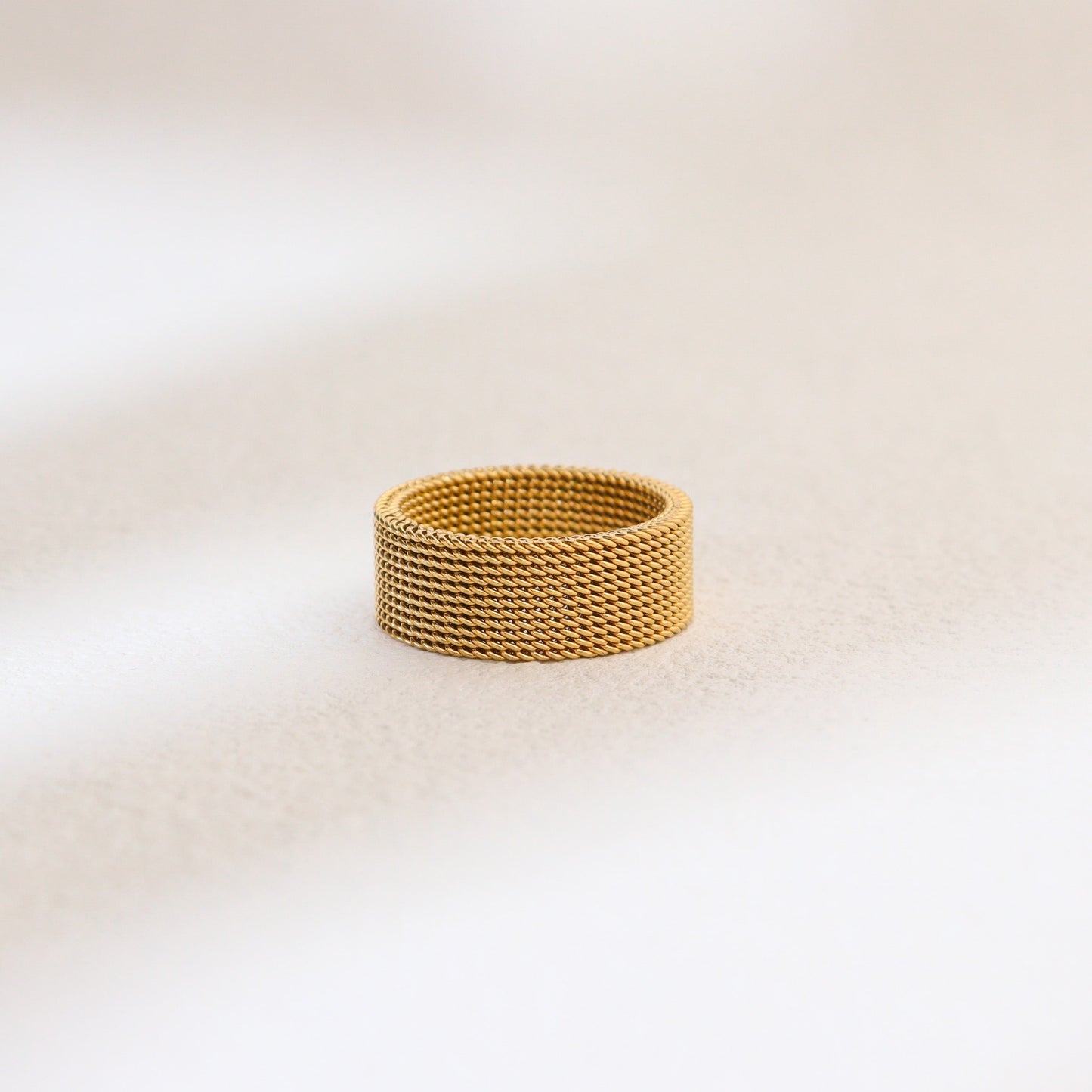 Gold Mesh Ring