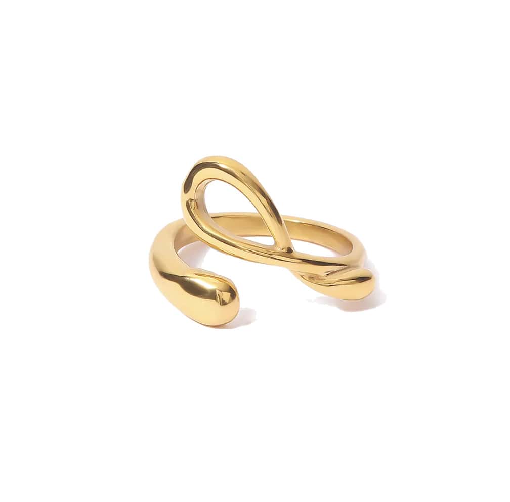 French Curve Gold Ring