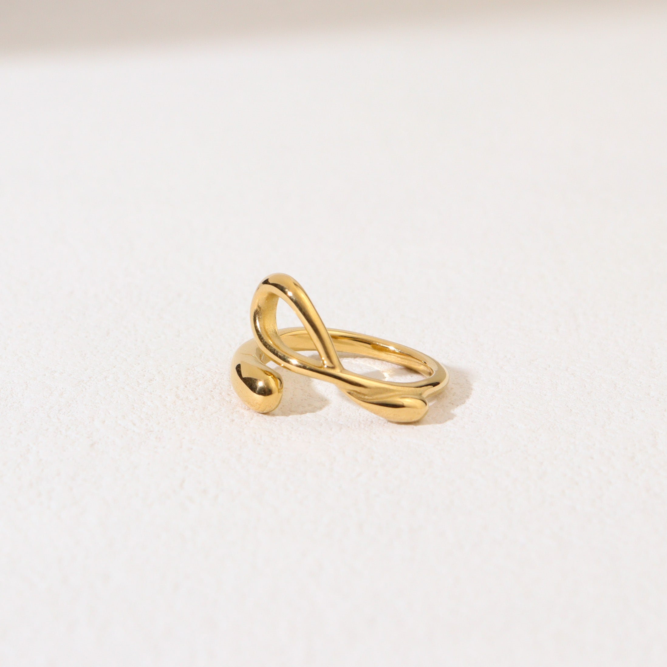 French Curve Gold Ring