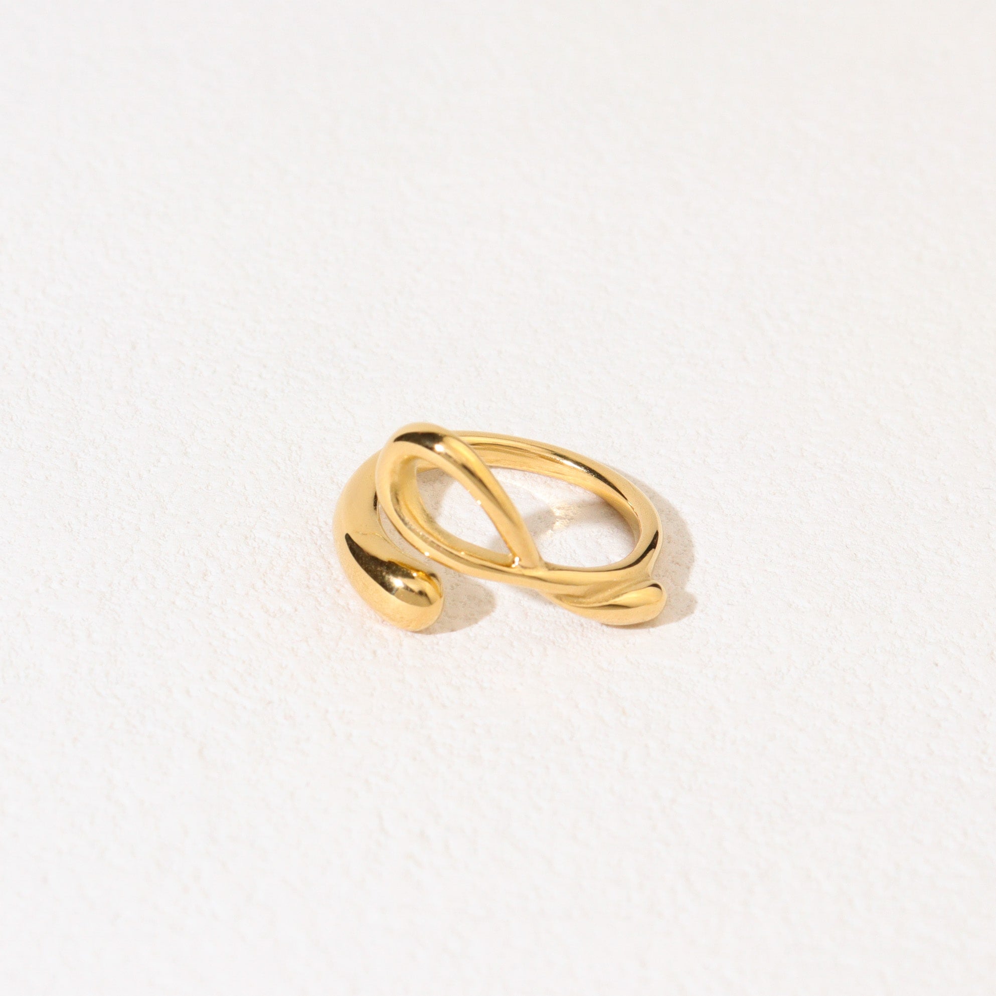French Curve Gold Ring