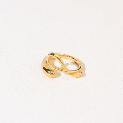 French Curve Gold Ring