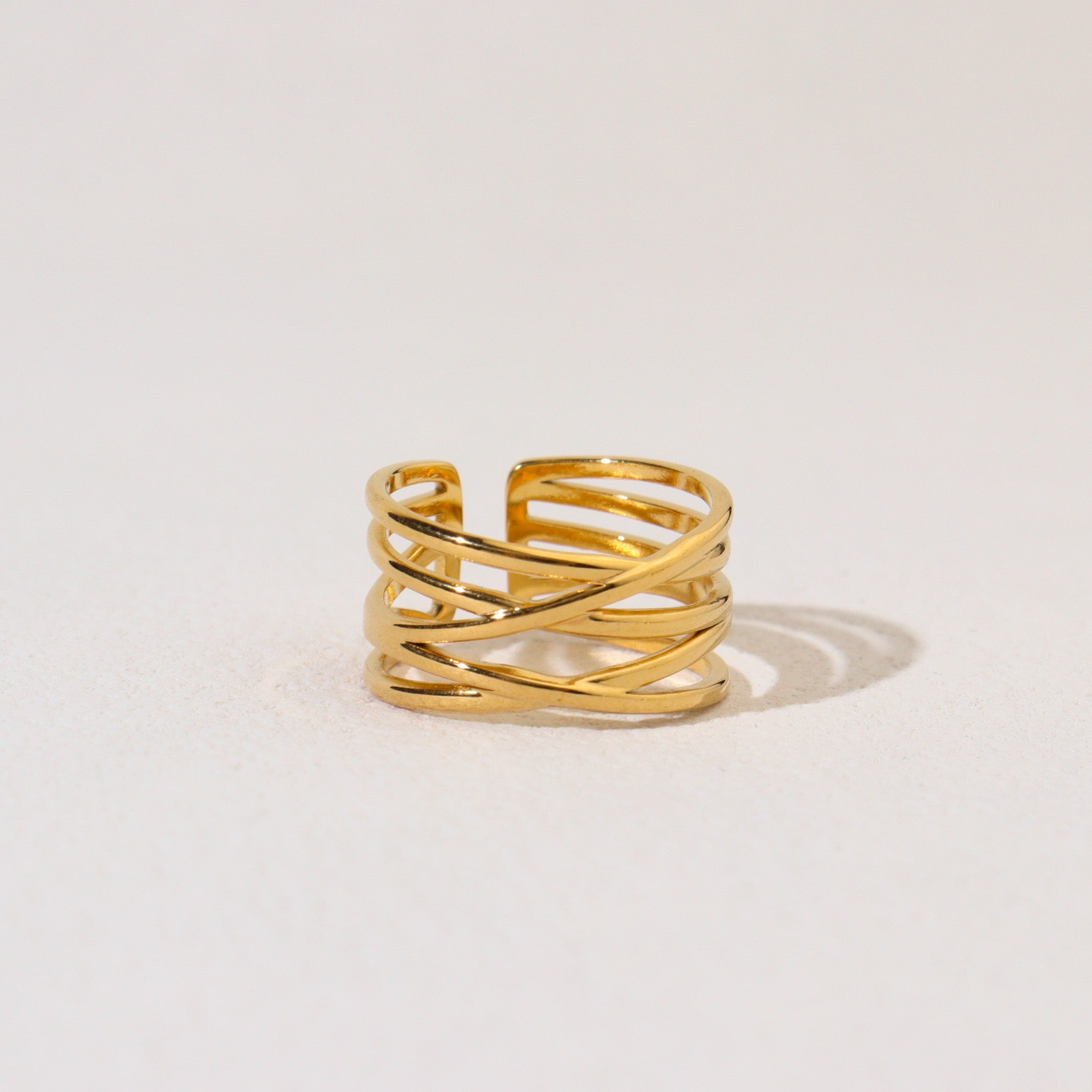 Abby Band Gold Ring