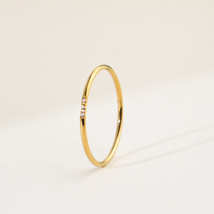 Minimal Cubic Gold Ring