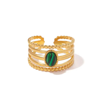 Malachite Stone Ring