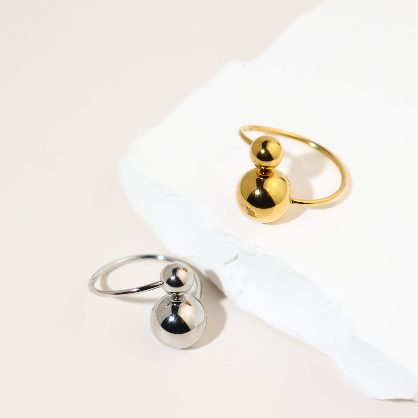 Silver Grace Ball Ring