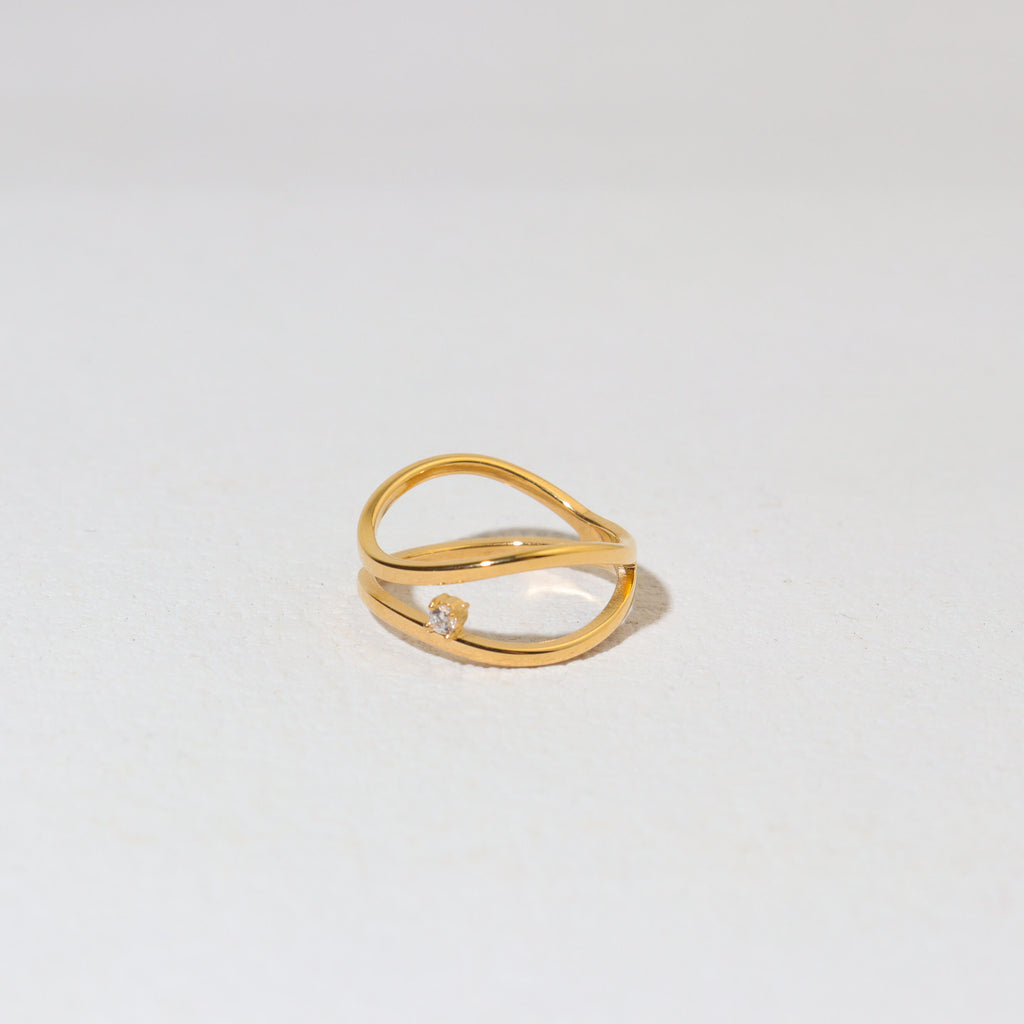 Eye of Sun Gold Ring