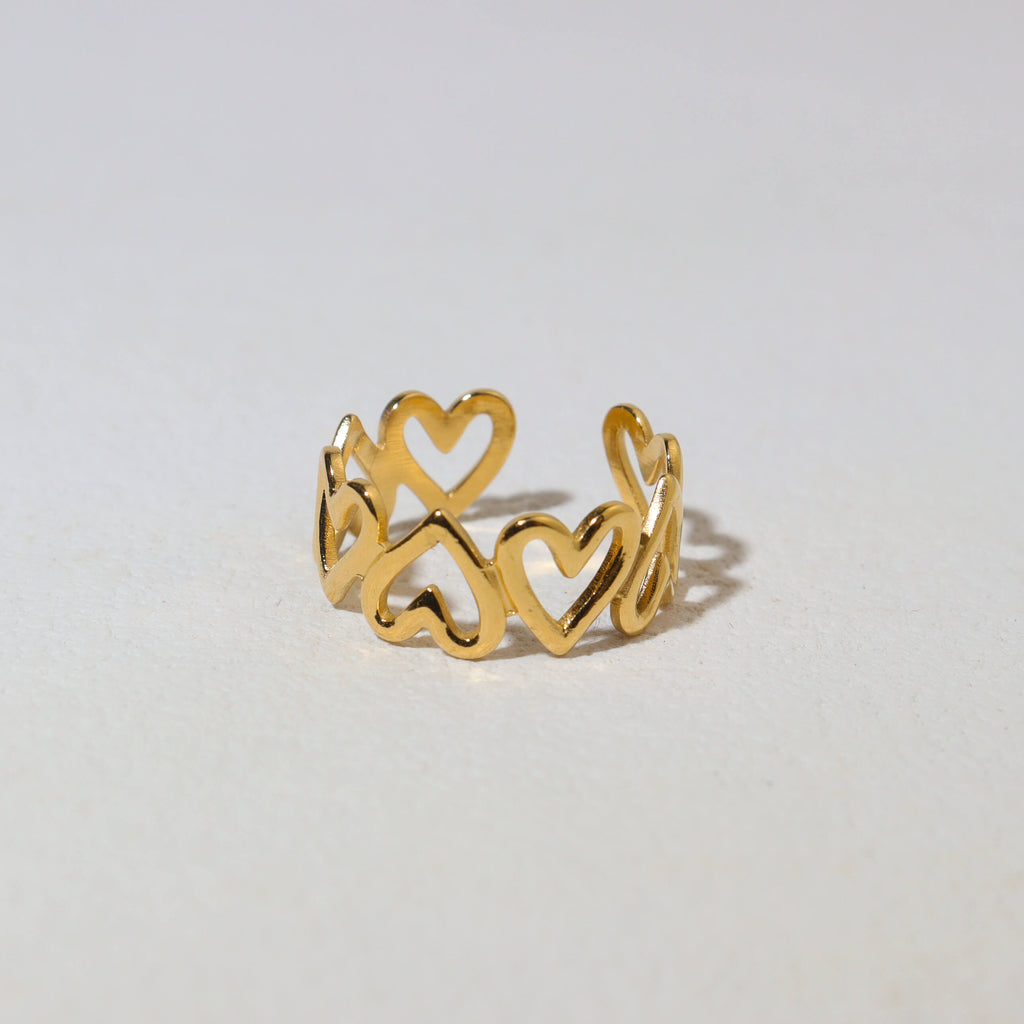 Hollow Love Band Ring